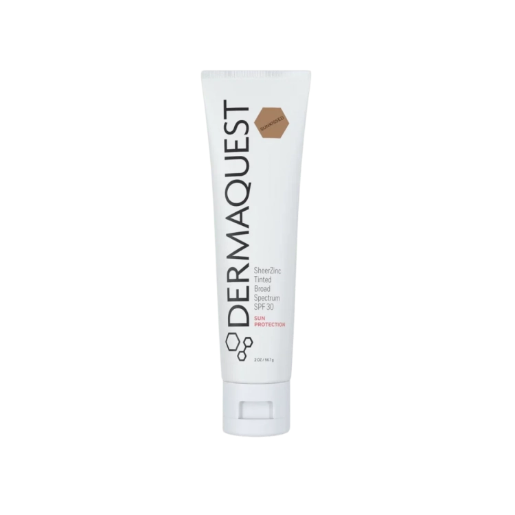 DermaQuest SheerZinc Tinted Broad Spectrum SPF30 Sunkissed 56,7 g – mineralny krem BB z cynkiem