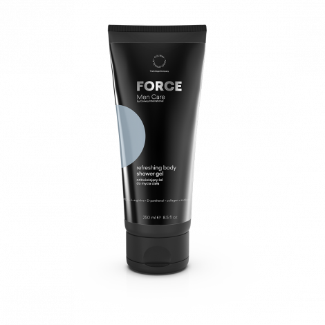 COLWAY Force for Men Odświeżający Żel do Mycia Ciała 250 ml – z kolagenem i L-argininą