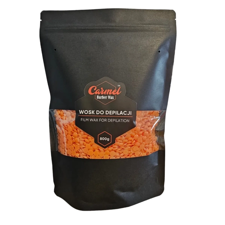 The Shave Factory Carmel Barber Wax Film Wax – Wosk do Depilacji o Zapachu Karmelu 800 g