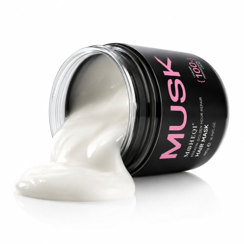 MOCHEQI Musk Keratin Golden Hour Repair – keratynowa maska regenerująca do włosów zniszczonych 480 g