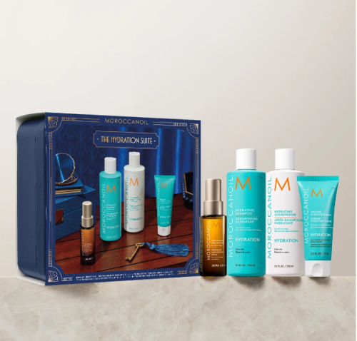 Moroccanoil Świąteczny Zestaw Nawilżający Hydrating Holiday Set – do włosów suchych i odwodnionych