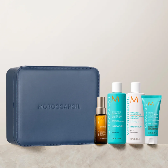 Moroccanoil Świąteczny Zestaw Nawilżający Hydrating Holiday Set – do włosów suchych i odwodnionych