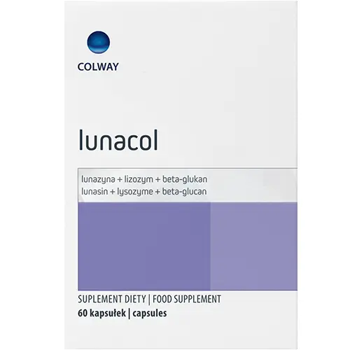 Colway LunaCol 60 kapsułek – suplement diety z lunazyną, lizozymem i beta-glukanem