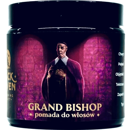 Slickhaven Grand Bishop 120 ml – wodna pomada do włosów, mocne utrwalenie, naturalny połysk i zapach orientalno-owocowy