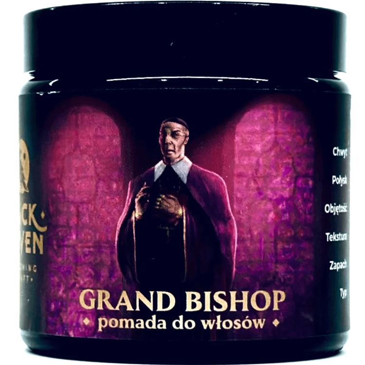 Slickhaven Grand Bishop 120 ml – wodna pomada do włosów, mocne utrwalenie, naturalny połysk i zapach orientalno-owocowy