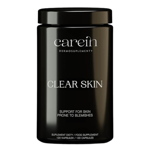 Carein Clear Skin 120 kaps. – kuracja 30 dni dla skóry z niedoskonałościami