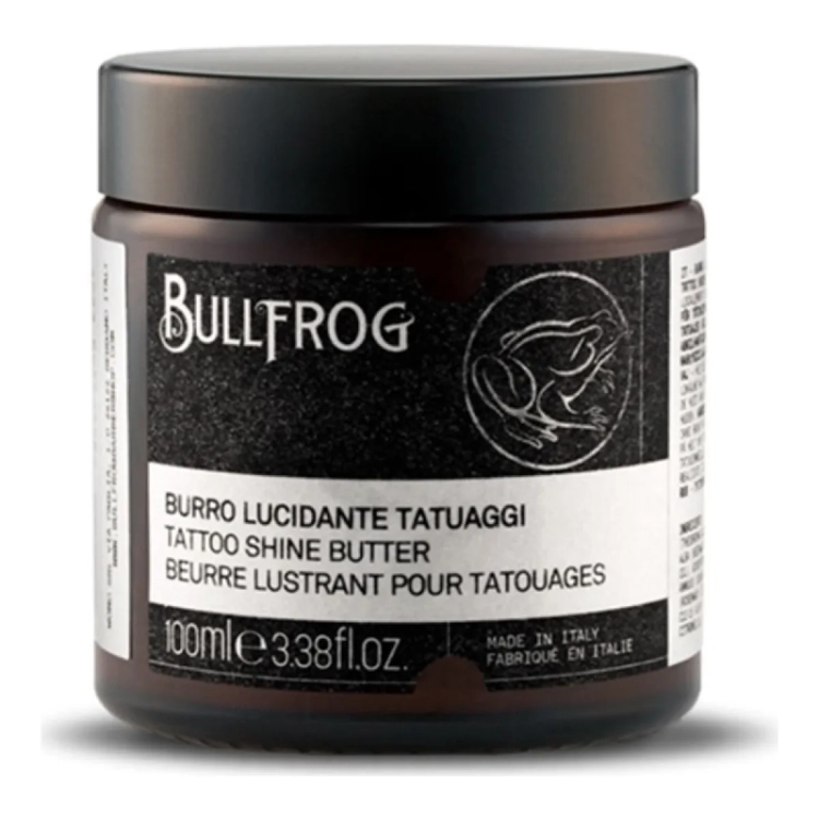 Bullfrog Tattoo Shine Butter – Masło Nabłyszczające i Odżywcze do Tatuażu 100 ml
