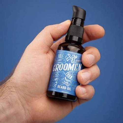 Groomen Aqua – Naturalny olejek do brody z jojobą o morskim zapachu 50 ml