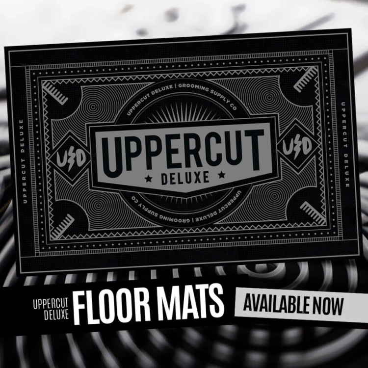 Uppercut Deluxe Floor Mat – Antypoślizgowa mata podłogowa do barber shopu 90 × 60 cm