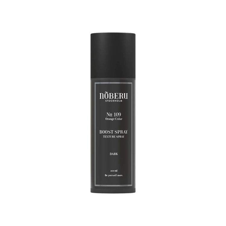 Noberu Boost Spray Dark Orange Cedar 200 ml – Suchy szampon i spray teksturyzujący do ciemnych włosów